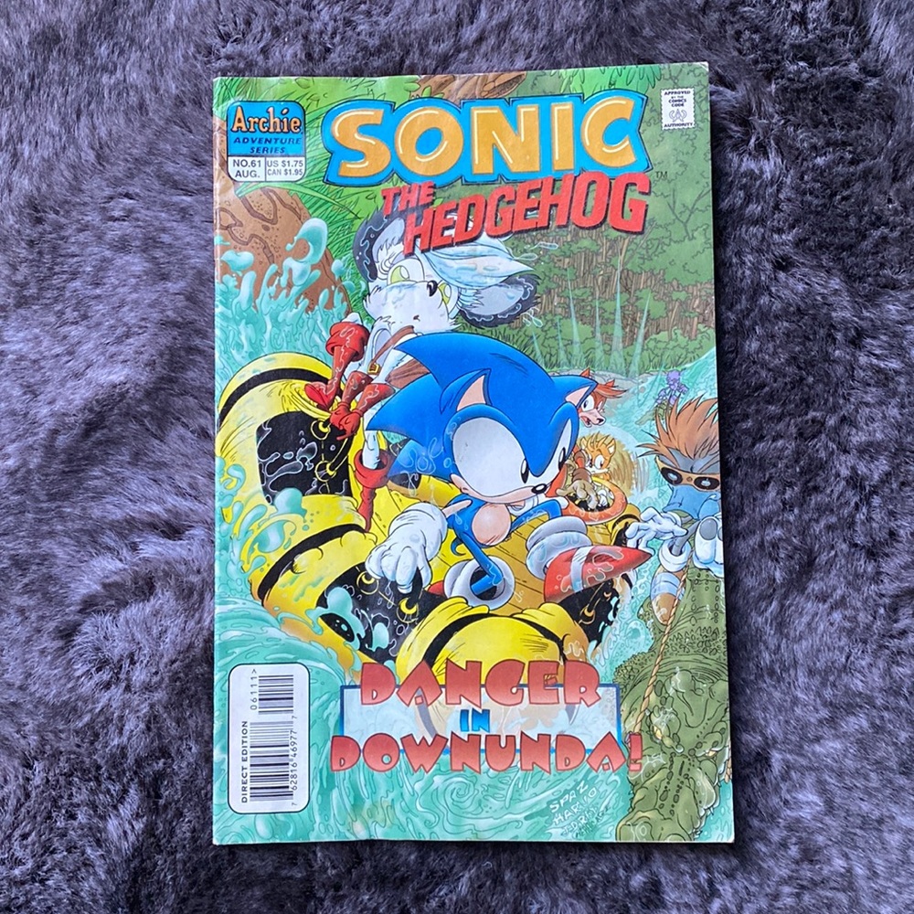 Sonic the Hedgehog (1993 Archie). #61
Published Aug 1998 by Archie Publications.